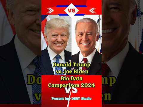 Donald Trump vs Joe Biden 2024 | Biography, Net Worth, and Spouse Comparison