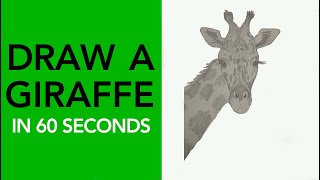 Learn to draw a giraffe! 🦒   | Drawing Tutorials #shorts