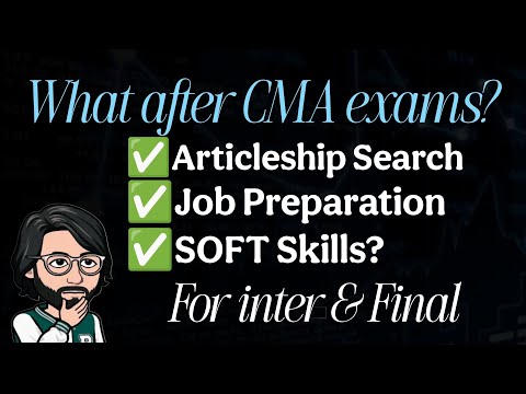 CMA inter & CMA final Exam ke Bad kya Kare? | The Commerce Coach