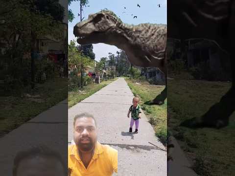 डायनासोर 🦖 आया भागो भागो 😰😱😱