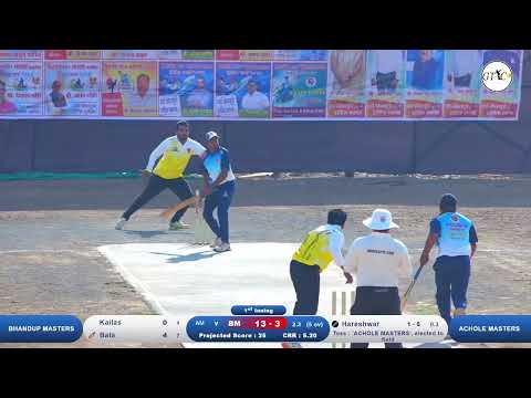 BHANDUP MASTERS VS ACHOLE MASTERS MATCH AT फिटनेस ४०+ मास्टर्स ठाणे परिसर आयोजित २०२४