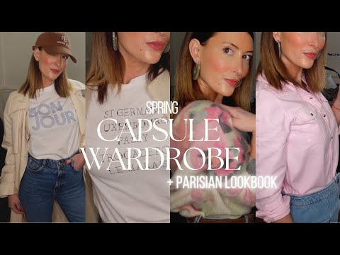 PARISIAN STYLE SPRING CAPSULE WARDROBE 2023- how to dress like a Parisian for spring