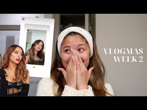 ARIANA GRANDE KNOWS WHAT I LOOK LIKE, NEW HAIR, + SKINCARE ROUTINE | VLOGMAS WEEK 2