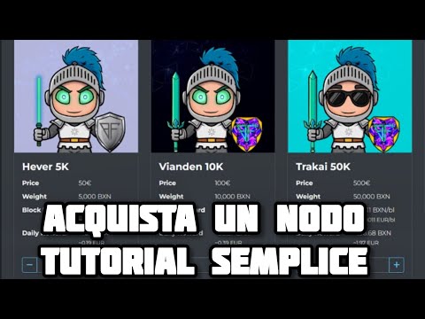 Tutorial come acquistare un Nodo BLACKFORT BXN Token 🇮🇹