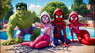 Challenge of Swimming With Spider Man | Marvel's Spidey and his Amazing Friends