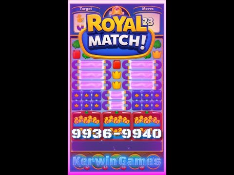 Royal Match Level 9936 9937 9938 9939 9940 - No Boosters Gameplay