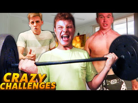 CRAZY CHALLENGES WITH FRIENDS!!! | NoBoom