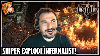 KRIPP'S SNIPER EXPLODE INFERNALIST! - Path of Exile 2