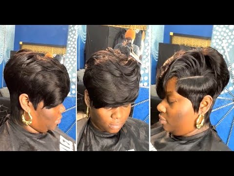 Beautiful Short Pixie Layered Haircut & Supper Short Hairstyle Women