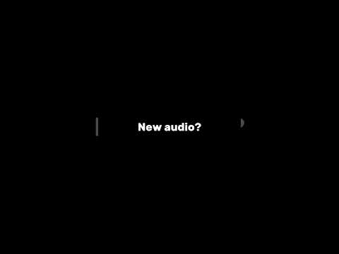 New audio? #apt #audio