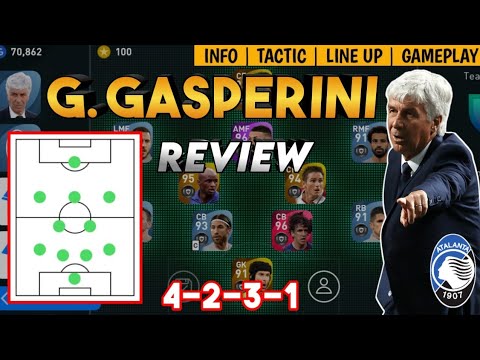 G. GASPERINI 4231 MANAGER REVIEW | NEW ATALANTA MANAGER | PES 2021 MOBILE