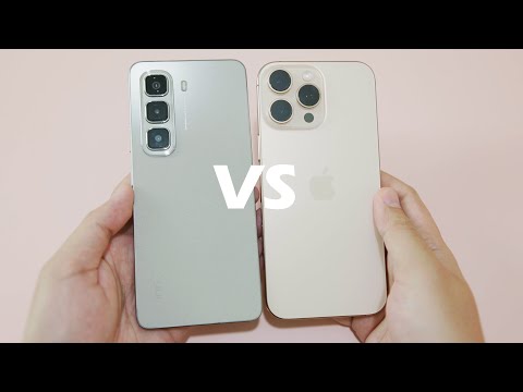 Infinix HOT50 Vs iPhone 16 Pro Max - Design, Screen, Speed Comparison