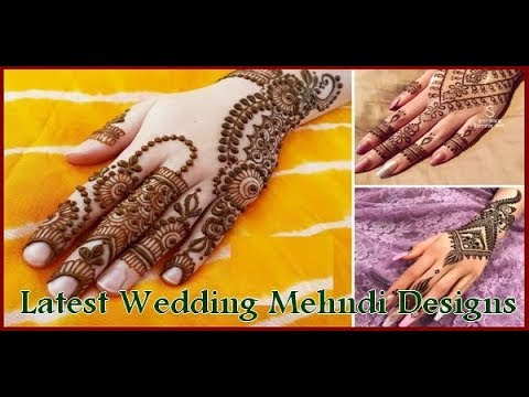 Beautiful Bridal Mehndi Designs for Wedding Day