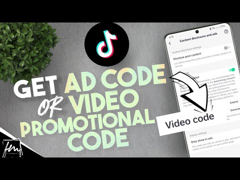 How to get your TikTok video ad code or the video promotional code