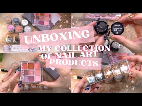 UNBOXING MY COLLECTION OF NAIL ART PRODUCTS (PART 4)