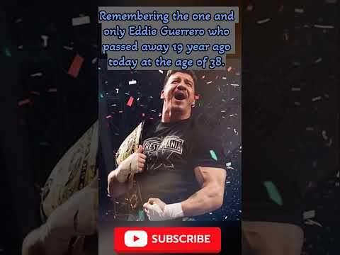 Remembering the one and only Eddie Guerrero #eddieguerrero #wwenews