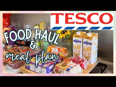 TESCO FOOD HAUL & MEAL PLAN | GROCERY HAUL UK