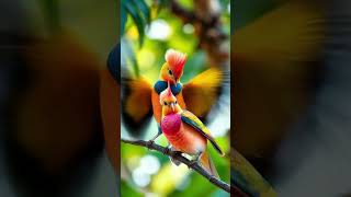 Most Beautiful Birds Ever Seen 🌈✨ #shorts #nature #birdslover