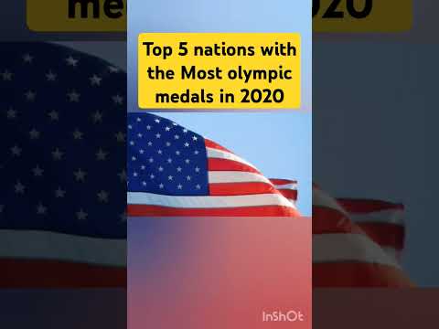 Nations with most medals in 2020 Olympics | #olympics #paris #usa #china #japan #britain