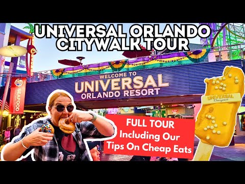 FULL TOUR Of Universal CityWalk Orlando - Helping To Plan Your Orlando Trip