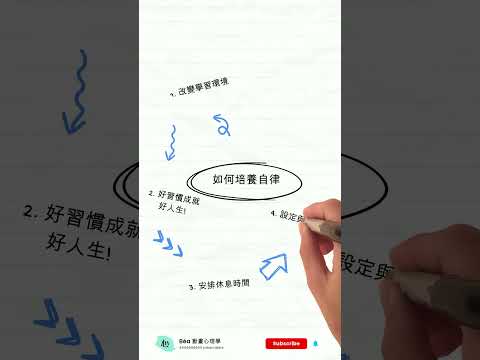 5個培養自律習慣的技巧，生活更輕鬆【動畫心理學】