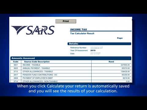 SARS eFiling - How to submit your ITR12