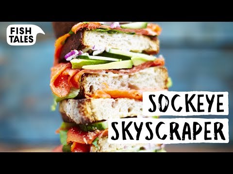 How To Make a SOCKEYE SALMON Club Sandwich | Bart van Olphen