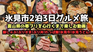 【富山グルメ旅】氷見市2泊3日グルメ旅 #富山旅行 #氷見市