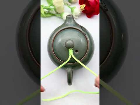 Teapot tying rope Super simple and practical Rope braiding skills sharing Handmade DIY Rope brai