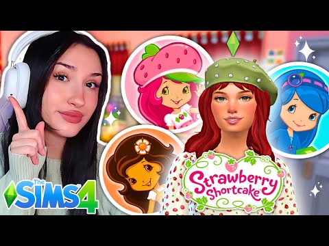 Making Strawberry Shortcake and Friends in The Sims 4