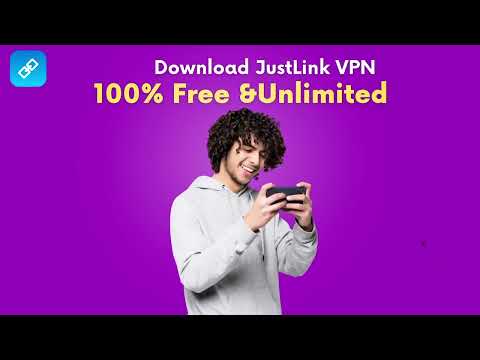 JustLink VPN，a completely free and unlimited VPN that gives you a lightning-fast VPN connection