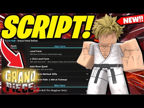 GRAND PIECE ONLINE SCRIPT PASTEBIN 2024 | AUTOFARM + AUTO DUNGEON | GPO SCRIPT ROBLOX