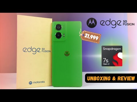 Motorola Edge 50 Fusion Unboxing & First Look⚡144Hz pOLED, SD 7s Gen 2, IP68 @ ₹21,999*