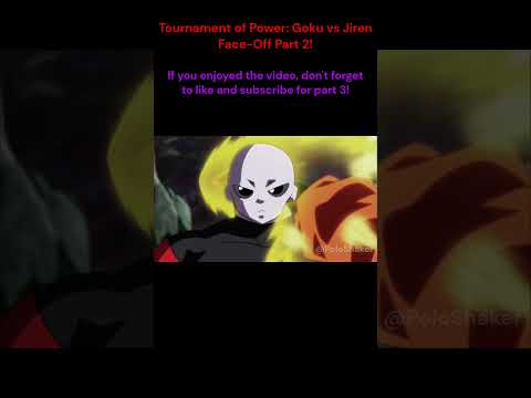 Tournament of Power: Goku vs Jiren Face-Off Part 2   #animeedit  #goku #youtubeshorts  #dragonball