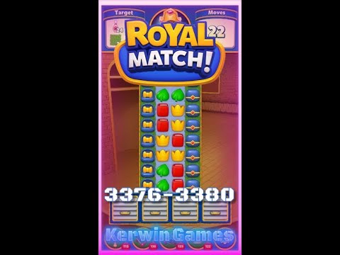 Royal Match Level 3376 3377 3378 3379 3380 - No Boosters Gameplay