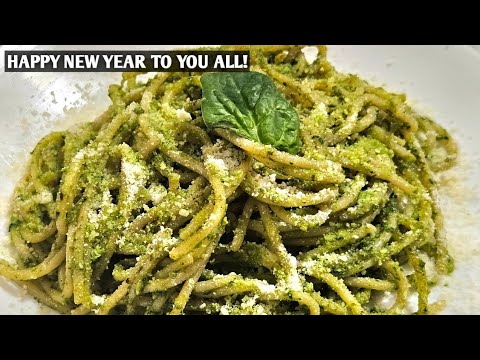 Pasta twist with SPINACH PESTO PASTA! #Pesto #spinach #pasta