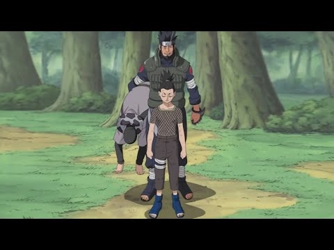 SHIKAMARU NARA BECOMES BAIT FOR SOUND NINJA'S AND ASUMA SARUTOBI RESCUES HIM