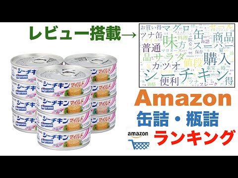 【缶詰・瓶詰】Amazon売れ筋週間ランキングトップ5（2021年12月15日～12月21日）#amazon#ランキング#商品紹介