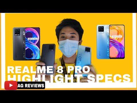 REALME 8 PRO FIRST LOOK AND REVIEW HIGHLIGHT SPEC'S | AG REVIEWS #R8pro #Realme