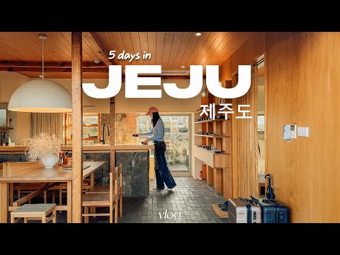 5 days in jeju (aesthetic villas + olive young haul)