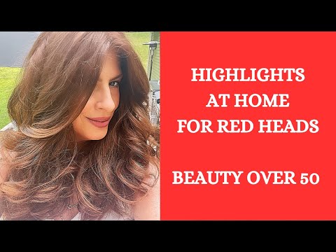 HIGHLIGHTS AT HOME FOR REDHEADS/ BEAUTY OVER 50