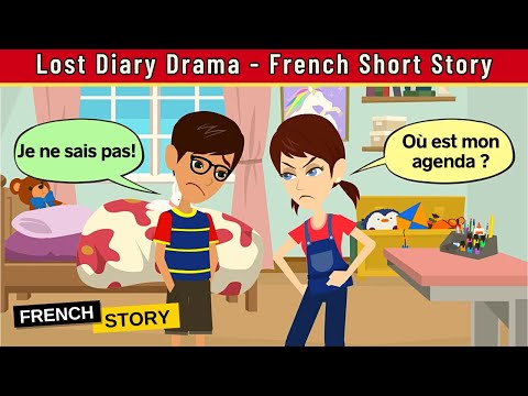 Lost Diary Drama - Easy French Conversation for Beginners | Conversation en Français