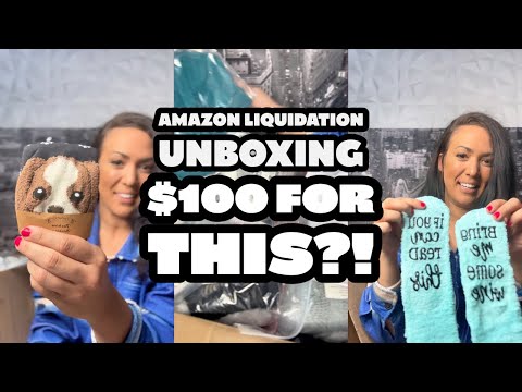 Unbelievable Bargains! $100 Amazon Liquidation Haul - Trendy Women's Fashion Accessories Unboxing