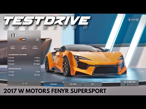 TDU Solar Crown | 2017 W Motors Fenyr SuperSport Gameplay | Test Drive Unlimited SC | TDU3