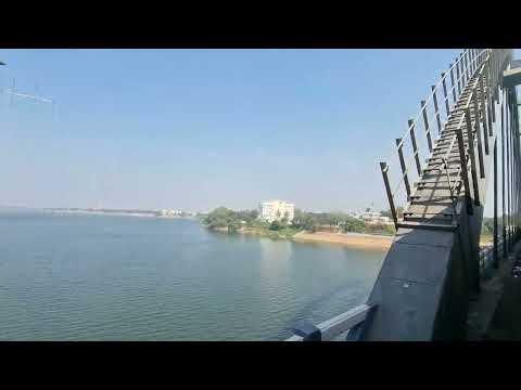 Konark Express Crossing Godavari River Bridge, Indian Railways Video in 4k ultra HD