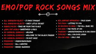 BEST EMO / POP ROCK SONG MIX