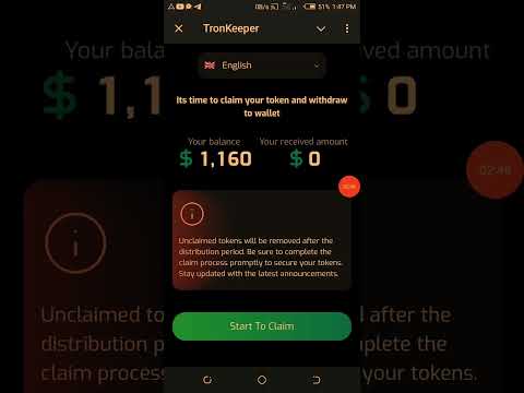 Tronkeeper USDT Free Withdrawal Update | Withdraw Tronkeeper Airdrop Free TON - Tronkeeper Airdrop