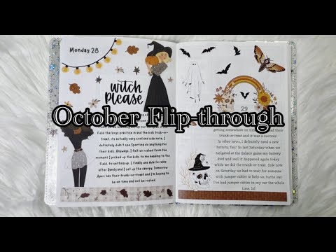 October Flip-Through #flipthrough #commonplanner #sterlingink