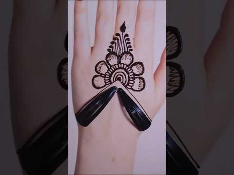 Easy hair clip mehndi design trick #mehndi #youtubeshorts #shorts #viralvideo