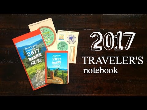 2017 Traveler's Notebook Monthly Diary